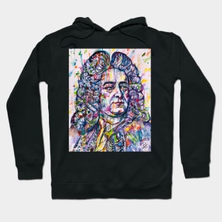 GEORGE FRIDERIC HANDEL watercolor and inks portrait Hoodie